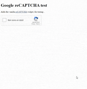 reCAPTCHA infiniti: perché?
