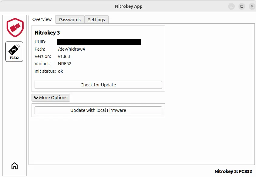 Nitrokey App